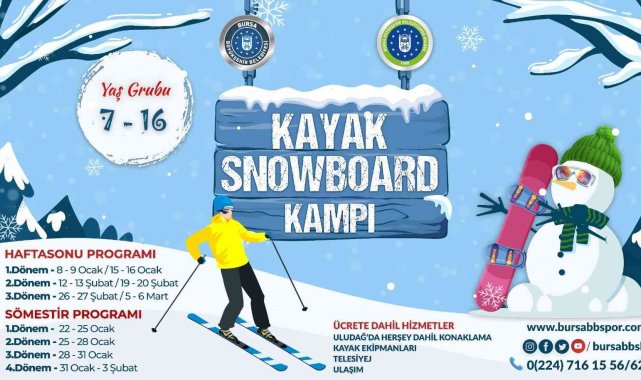 Büyükşehir Belediyespor'dan kayak kampları