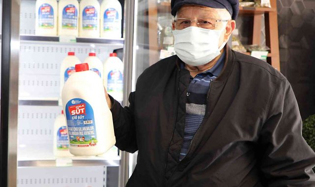 Büyükşehir çiğ Halk Süt satışına başladı