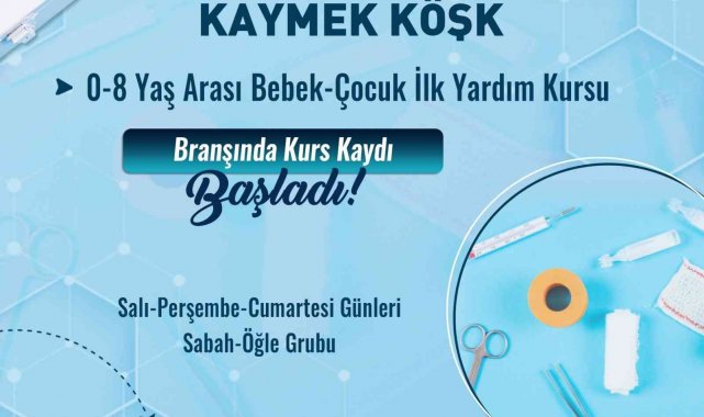 Büyükşehir KAYMEK'ten anne babalar için ilk yardım kursu