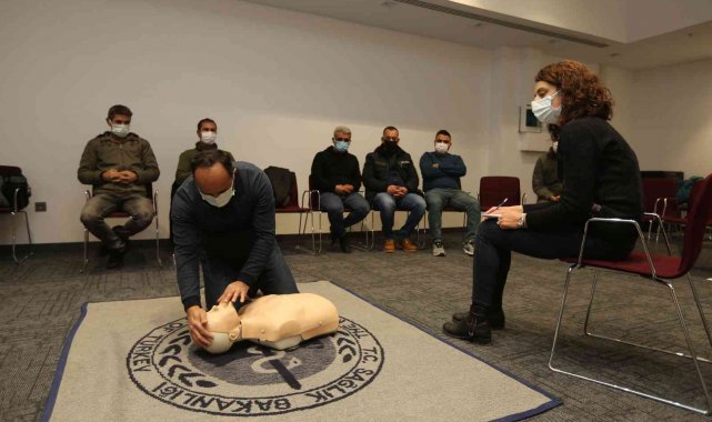 Büyükşehir personeline ilk yardım eğitimi