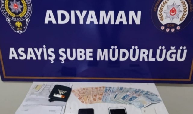 Çaldığı altınlarla araba ve telefon alan hırsız tutuklandı