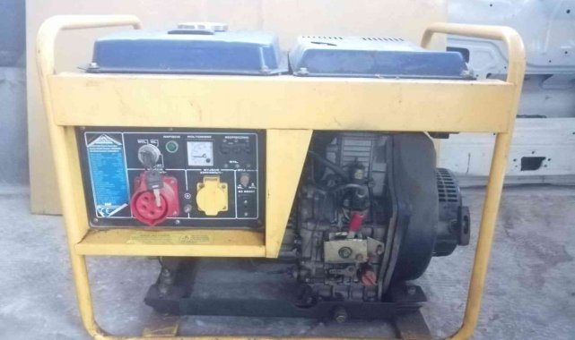 Çaldığı jeneratörü satamadan yakalandı