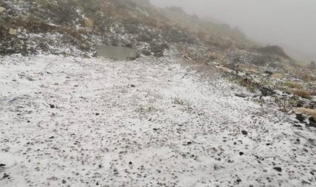 Çanakkale'de yılık ilk karı Kazdağları'na düştü