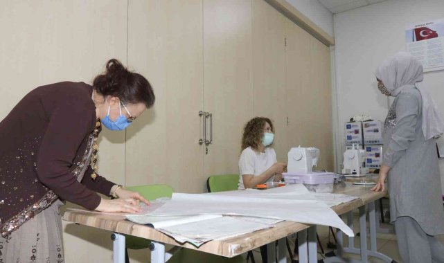 Çankaya Evlerinde ücretsiz dikiş kurslarına ilgi arttı
