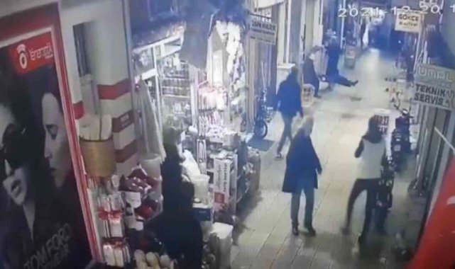 Çatıda temizlik yaparken böyle düştü