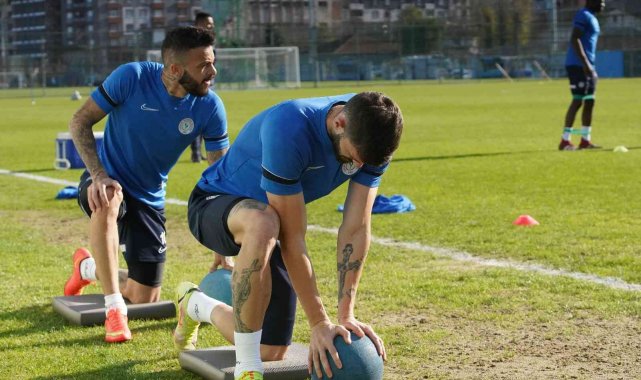 Çaykur Rizespor'da Göztepe hazırlıkları sürdürüyor