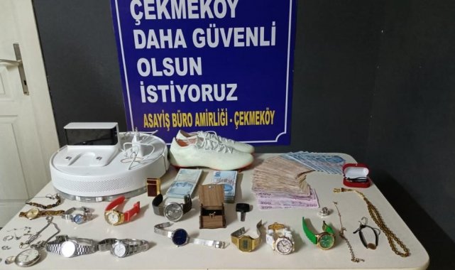 Çekmeköy'de aynı günde iki eve giren hırsızlar yakayı ele verdi