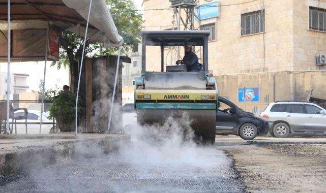 Cerablus'ta yol çalışması tamamlandı