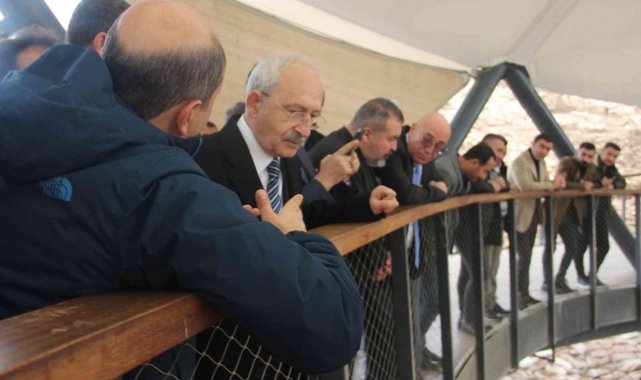 CHP Genel Başkanı Kılıçdaroğlu Göbeklitepe'yi gezdi