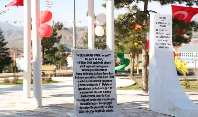 Çiğli Belediyesinden Malatya'ya Barış Güvercinleri Parkı