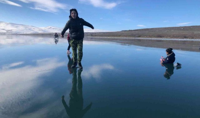 Çıldır Gölü çocukların yeni mekanı oldu