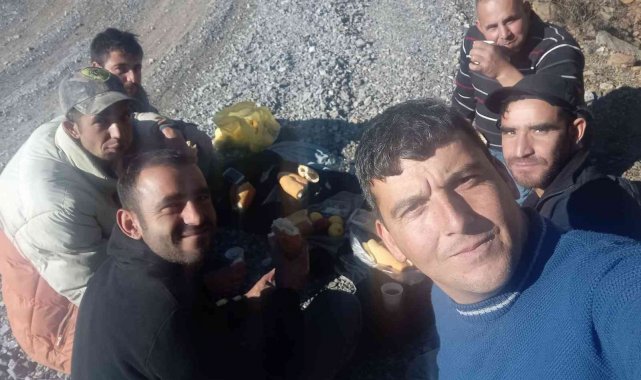 Çıntar avcıları sağanak ve kar yağışı sonrası iş başında