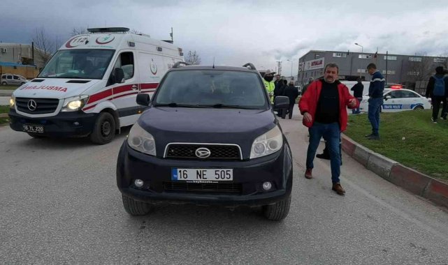 Cip ile çarpışan motosikletin sürücüsü ağır yaralandı, o anlar kamerada