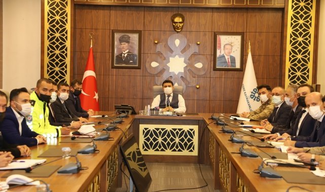Cizre'de kış mevsimi trafik tedbirleri toplantısı