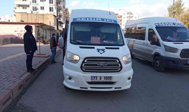 Cizre'de nöbetçi dolmuş uygulaması başlatıldı