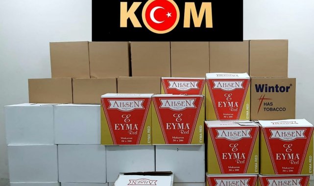 Çorum'da kaçak sigara operasyonu