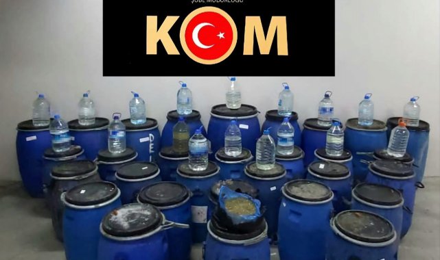 Çorum&#039;da polisten kaçak içki operasyonu