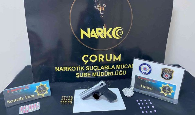 Çorum'da uyuşturucu operasyonu