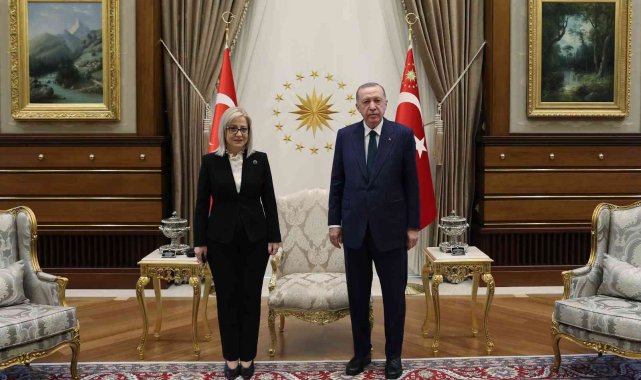 Cumhurbaşkanı Erdoğan, Arnavutluk Meclis Başkanı Nikolla'yı kabul etti