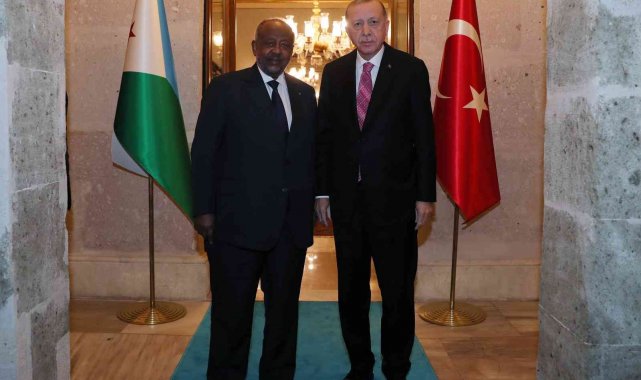 Cumhurbaşkanı Erdoğan, Cibuti Cumhurbaşkanı Guelleh ile görüştü