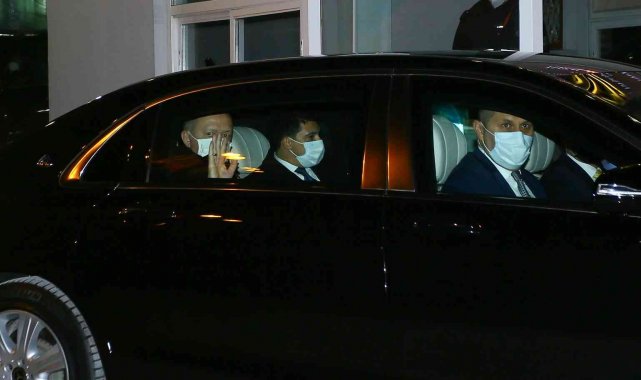 Cumhurbaşkanı Erdoğan Kızılcahamam'dan ayrıldı