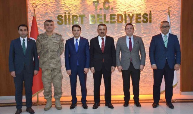 Cumhuriyet Başsavcısı Mustafa Çelenk&#039;ten, Vali Hacıbektaşoğlu&#039;na nezaket ziyareti