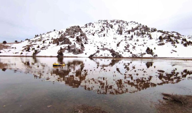 Dağların zirvesindeki "Karagöl"