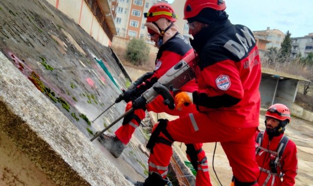 DAK ekipleri Tekirdağ'da tecrübelerini arttırdı