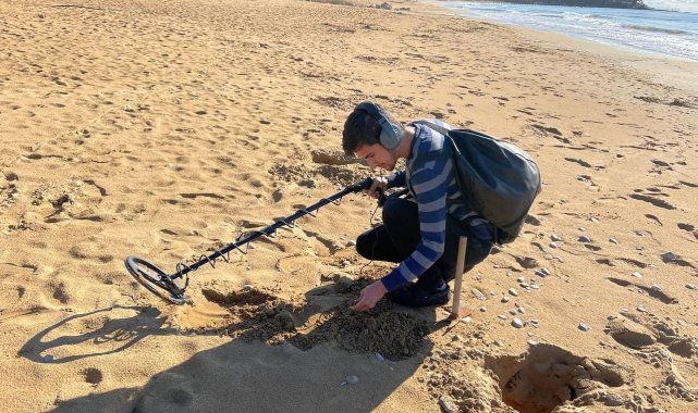 Define avcıları sahili köstebek yuvasına dönüştürdü