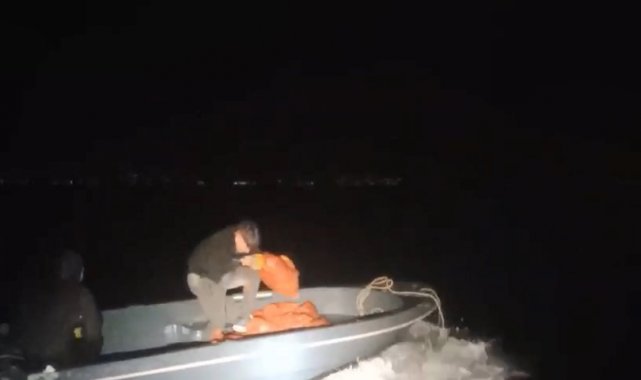 Denizin ortasında polis ile avcıların kovalamacası böyle kaydedildi