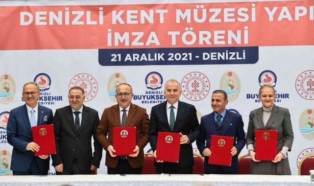 Denizli Kent Müzesi için imzalar atıldı