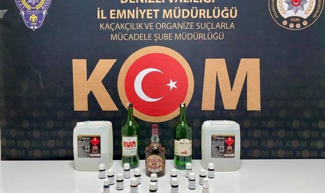 Denizli'de yılbaşı öncesi sahte alkol denetimleri arttı