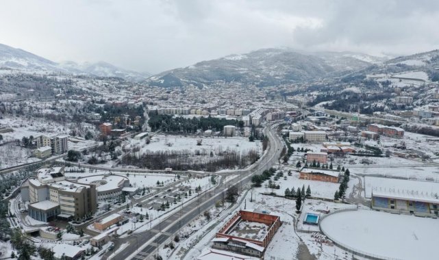 Devrek beyaza büründü