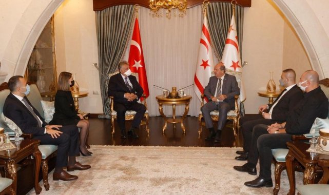 Doğa'dan KKTC Cumhurbaşkanına ziyaret
