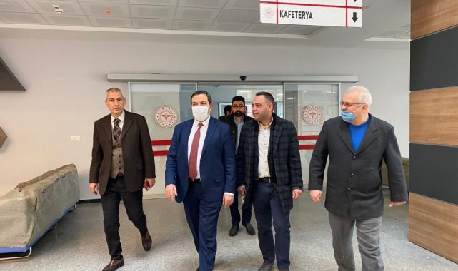 Doğanşehir Devlet Hastanesi'nin yeni hizmet binası açılmayı bekliyor