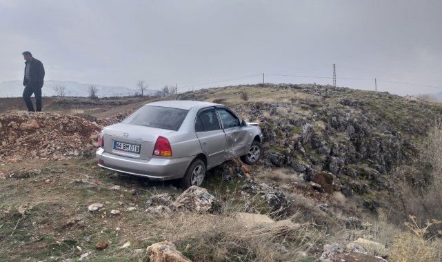 Doğanşehir'de kaza: 1 yaralı