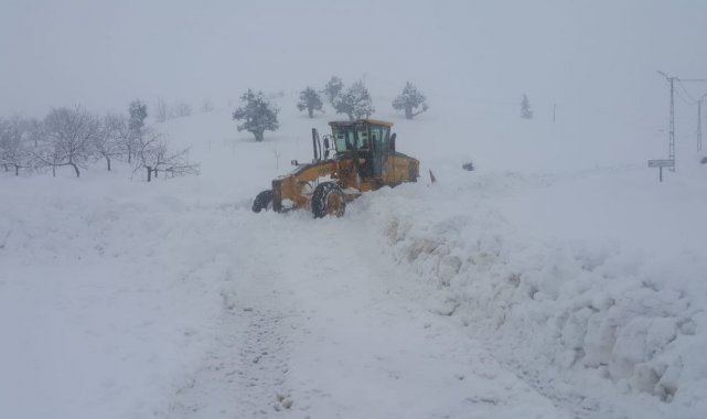 Dulkadiroğlu&#039;nda karla mücadele