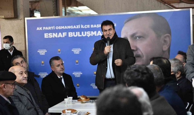 Dündar, Gençosman esnafının sıkıntılarını dinledi