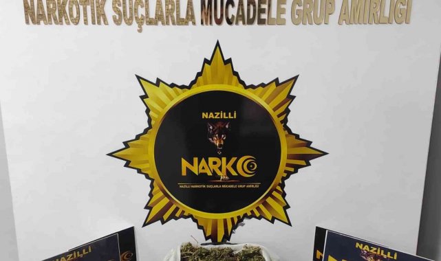 Durdurulan araçta 400 gram esrar ele geçirildi