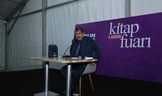 Edebiyat dünyasının önemli isimleri Kayseri 4. Kitap Fuarı'nda sevenleriyle buluştu