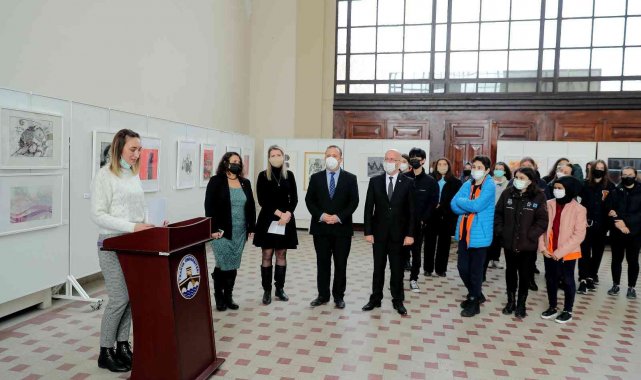 Edirne'de 3. Uluslararası Baskı Resim Sergisi açıldı