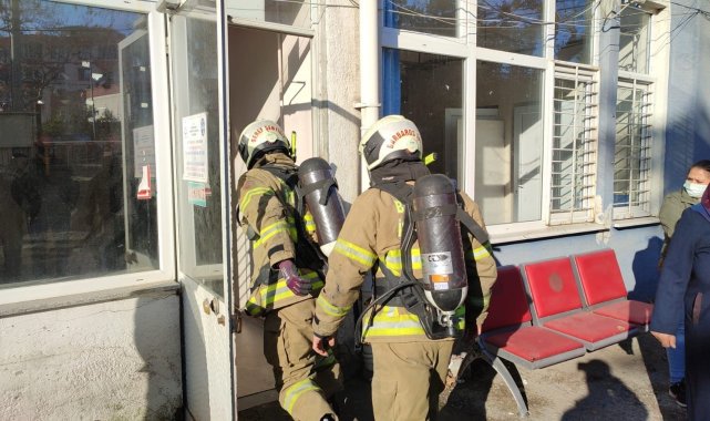 Edremit'te hastanedeki yangın tatbikat çıktı