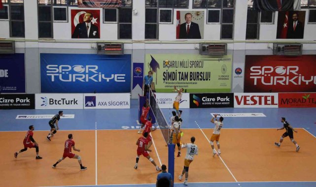 Efeler Ligi: Cizre Belediyespor: 1 - Sorgun Belediyesi: 3