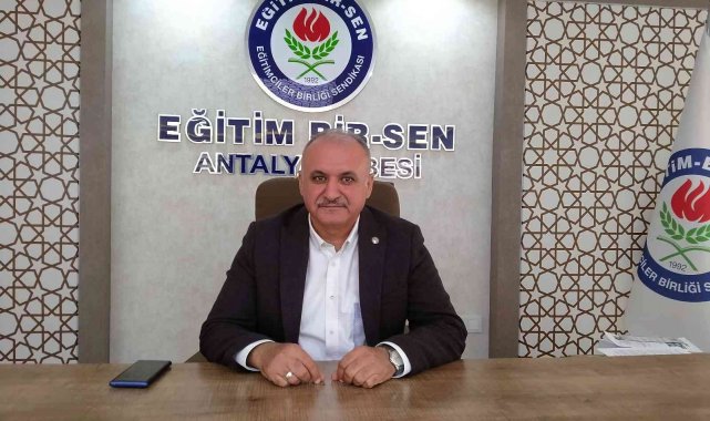 Eğitim Bir Sen Antalya Şube Başkanı Miran: "Memur ve emekli ek zam bekliyor"