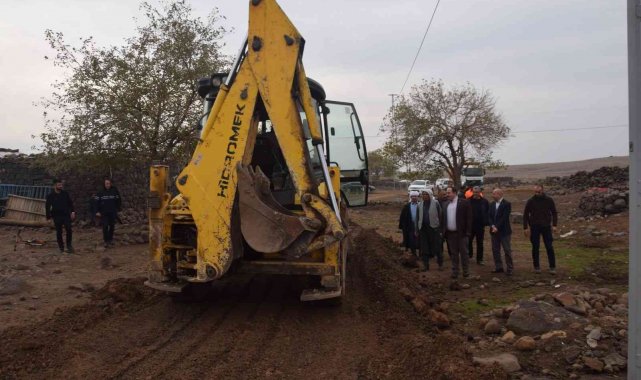 Ekinci üst yapı çalışmalarını inceledi