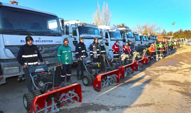 Elazığ Belediyesi kışa hazır