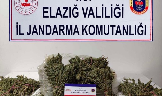 Elazığ'da 4,5 kilo esrar ele geçirildi