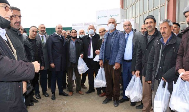 Elazığ'da arı yetiştiricilerin destek verildi