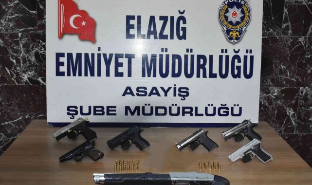Elazığ'da asayiş ve şok uygulamalarında 83 kişi yakalandı