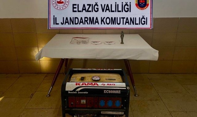 Elazığ'da tarihi eser operasyonunda Meryem Ana heykeli ele geçirildi: 3 gözaltı